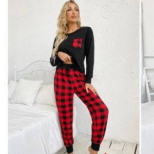 NWT Red Buffalo Plaid Pants, Black Pocket Plaid Long Sleeve Shirt New in Package